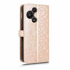 For TCL 60 SE NxtPaper 5G Honeycomb Dot Texture Leather Phone Case(Gold) - 3
