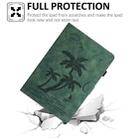For iPad Air/Air 2/9.7 2017/2018 Coconut Tree Embossed Smart Leather Tablet Case(Green) - 7