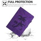 For iPad Pro 11 2018/Air4 10.9/Air5 Coconut Tree Embossed Smart Leather Tablet Case(Purple) - 7
