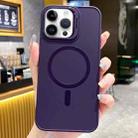 For iPhone 15 Pro Magsafe All-inclusive TPU Phone Case(Dark Purple) - 1