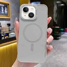 For iPhone 15 Plus Magsafe All-inclusive TPU Phone Case(Light Grey) - 1