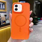 For iPhone 12 Magsafe All-inclusive TPU Phone Case(Orange) - 1