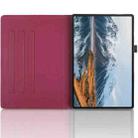 For Honor Pad X8a Tree Life Embossed Rotation Leather Tablet Case(Red) - 3
