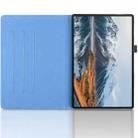 For Honor Pad X8a Tree Life Embossed Rotation Leather Tablet Case(Blue) - 3