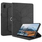 For Honor Pad X8a Tree Life Embossed Rotation Leather Tablet Case(Black) - 2