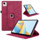 For Honor Pad X9a / X9 Pro Tree Life Embossed Rotation Leather Tablet Case(Red) - 1