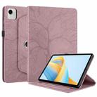 For Honor Pad X9a / X9 Pro Tree Life Embossed Rotation Leather Tablet Case(Rose Gold) - 2