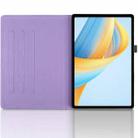 For Honor Pad X9a / X9 Pro Tree Life Embossed Rotation Leather Tablet Case(Purple) - 3