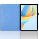 For Honor Pad X9a / X9 Pro Tree Life Embossed Rotation Leather Tablet Case(Blue) - 3