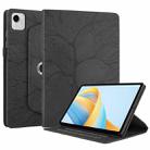 For Honor Pad X9a / X9 Pro Tree Life Embossed Rotation Leather Tablet Case(Black) - 2
