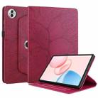For Honor Pad 10 Tree Life Embossed Rotation Leather Tablet Case(Red) - 2