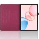 For Honor Pad 10 Tree Life Embossed Rotation Leather Tablet Case(Red) - 3