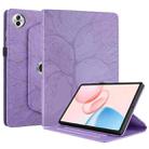 For Honor Pad 10 Tree Life Embossed Rotation Leather Tablet Case(Purple) - 2