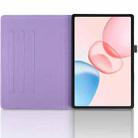 For Honor Pad 10 Tree Life Embossed Rotation Leather Tablet Case(Purple) - 3