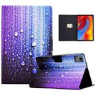 For Lenovo Tab M11 / Xiaoxin Pad 11 2024 Electric Pressed Colored Drawing Smart Leather Tablet Case(Water Droplets) - 1