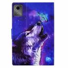 For Lenovo Tab M11 / Xiaoxin Pad 11 2024 Electric Pressed TPU Smart Leather Tablet Case(Butterfly Wolf) - 3