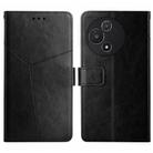 For TCL 60 5G Y-shaped Pattern Flip Leather Phone Case(Black) - 1