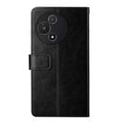 For TCL 60 5G Y-shaped Pattern Flip Leather Phone Case(Black) - 3