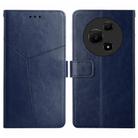 For TCL 60 NxtPaper 4G Y-shaped Pattern Flip Leather Phone Case(Blue) - 1