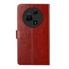 For TCL 60 NxtPaper 4G Y-shaped Pattern Flip Leather Phone Case(Brown) - 3