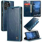 For Xiaomi Redmi Note 13 4G CaseMe 003 Crazy Horse Texture Flip Leather Phone Case(Blue Green) - 1