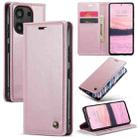 For Xiaomi Redmi Note 13 Pro 4G CaseMe 003 Crazy Horse Texture Flip Leather Phone Case(Pink) - 1