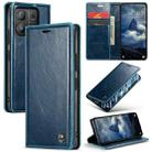 For Xiaomi Redmi Note 13 Pro 5G CaseMe 003 Crazy Horse Texture Flip Leather Phone Case(Blue Green) - 1