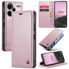 For Xiaomi Redmi Note 13 Pro+ 5G CaseMe 003 Crazy Horse Texture Flip Leather Phone Case(Pink) - 1