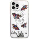 For iPhone 15 Pro Colorful Painting TPU + PC Phone Case(Butterflies) - 1