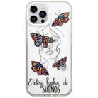 For iPhone 13 Pro Max Colorful Painting TPU + PC Phone Case(Butterflies) - 1