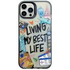 For iPhone 13 Pro Max Colorful Painting TPU + PC Phone Case(Travel Tags) - 1