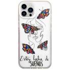 For iPhone 13 Pro Colorful Painting TPU + PC Phone Case(Butterflies) - 1