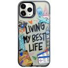 For iPhone 11 Pro Max Colorful Painting TPU + PC Phone Case(Travel Tags) - 1