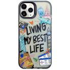 For iPhone 11 Pro Colorful Painting TPU + PC Phone Case(Travel Tags) - 1