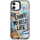 For iPhone 11 Colorful Painting TPU + PC Phone Case(Travel Tags) - 1