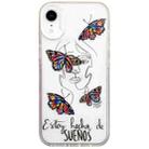 For iPhone XR Colorful Painting TPU + PC Phone Case(Butterflies) - 1