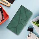 For Sony Xperia 1 VII Stitching Embossed Leather Phone Case(Green) - 2