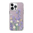 For iPhone 14 Pro Max Cooling Flash Feather TPU + PC Phone Case(Daisy) - 1