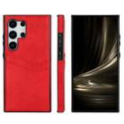 For Samsung Galaxy S24 Ultra 5G Litchi Leather Skin Card Slots Phone Case(Red) - 1