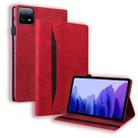 For Xiaomi Pad 6S Pro Splicing Shockproof Leather Tablet Case(Red) - 1