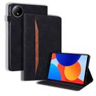 For Xiaomi Redmi Pad SE 8.7 4G Splicing Shockproof Leather Tablet Case(Black) - 1