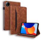 For Xiaomi Redmi Pad SE 8.7 4G Splicing Shockproof Leather Tablet Case(Brown) - 1