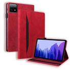 For Xiaomi Pad 7 Splicing Shockproof Leather Tablet Case(Red) - 1