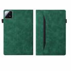 For Xiaomi Pad 7 Splicing Shockproof Leather Tablet Case(Green) - 2