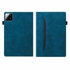 For Xiaomi Pad 7 Splicing Shockproof Leather Tablet Case(Blue) - 2