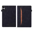 For Xiaomi Redmi Pad SE 11 2025 Splicing Shockproof Leather Tablet Case(Black) - 2