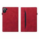 For Xiaomi Redmi Pad 8.8 2025 Splicing Shockproof Leather Tablet Case(Red) - 2
