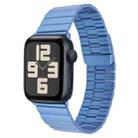 For Apple Watch SE 2023 40mm Bamboo Stainless Steel Magnetic Watch Band(Blue) - 1