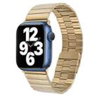 For Apple Watch Series 7 41mm Bamboo Stainless Steel Magnetic Watch Band(Gold) - 1