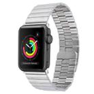 For Apple Watch Series 2 38mm Bamboo Stainless Steel Magnetic Watch Band(Sliver) - 1